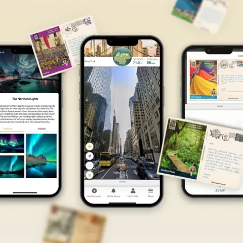 The Conqueror: postcards and street-view moments collected along a route